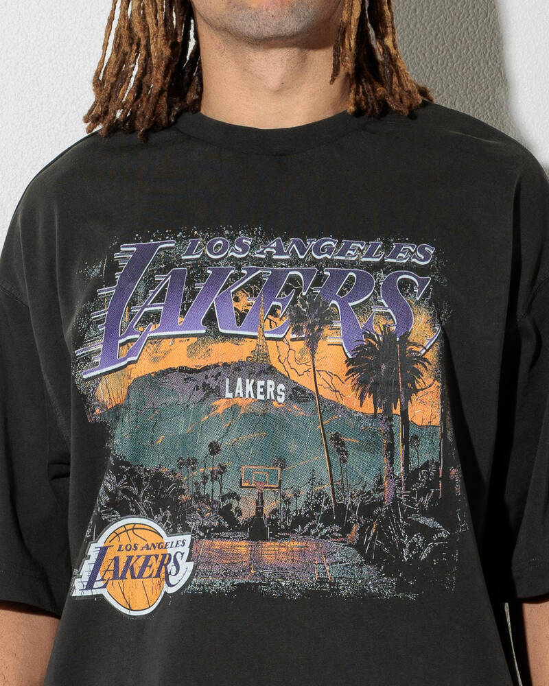 New Era LA Lakers Boxy Fit T-Shirt for Mens