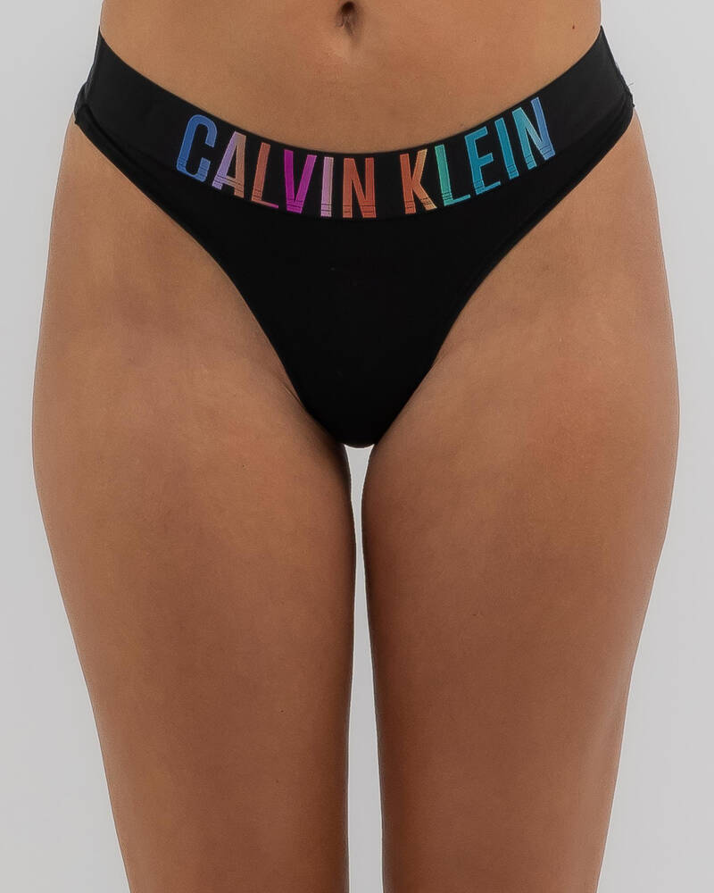 Calvin Klein Intense Power Pride Cotton Thong for Womens