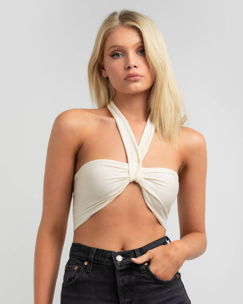 Ava And Ever Sedona Knit Halter Top for Womens