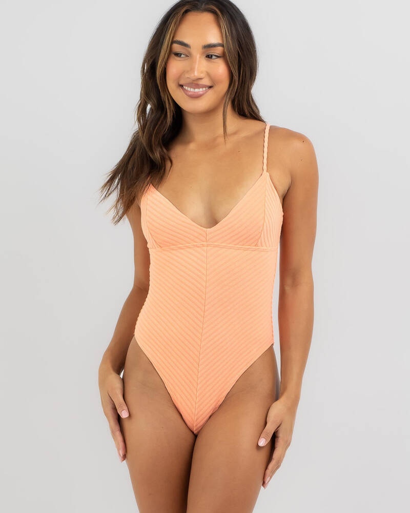 Billabong Terry Rib Viva One Piece Swimsuit for Womens