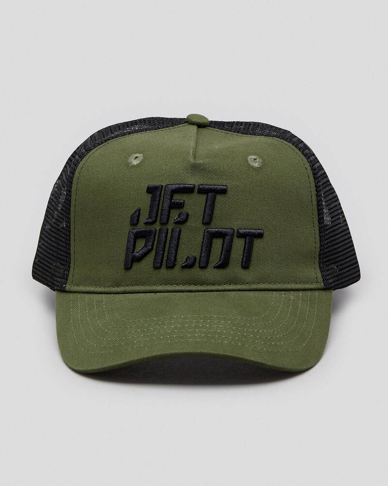 Jetpilot Corp Mens Curved Trucker Cap for Mens