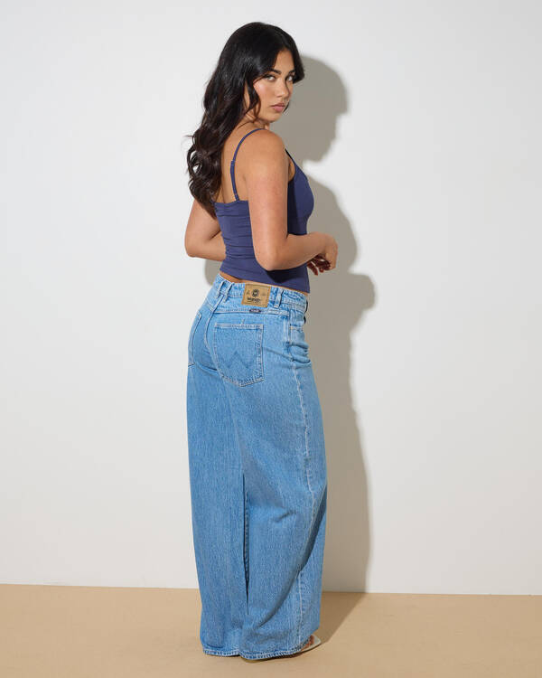 Wrangler Low Farrah Super Baggy Jeans for Womens
