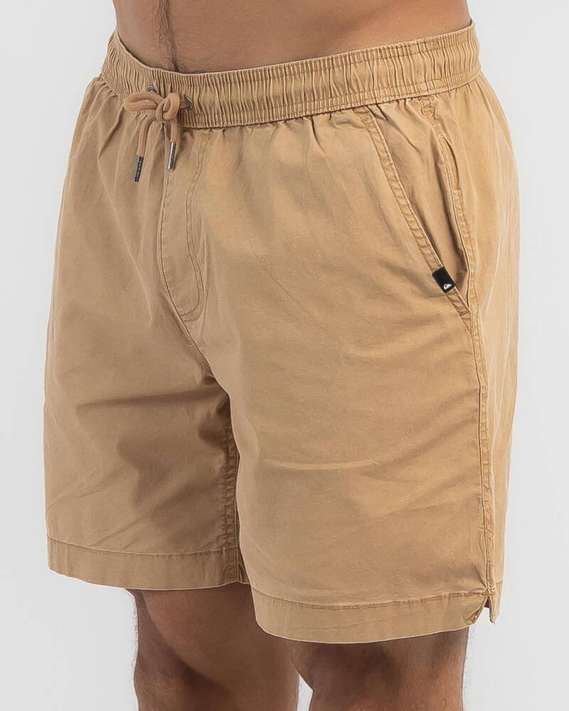 Quiksilver Taxers Elastic Waist Shorts for Mens