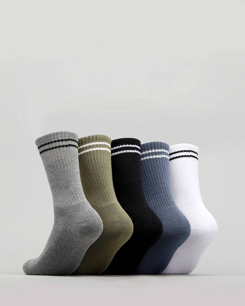 RVCA Union Sock 5 Pack for Mens
