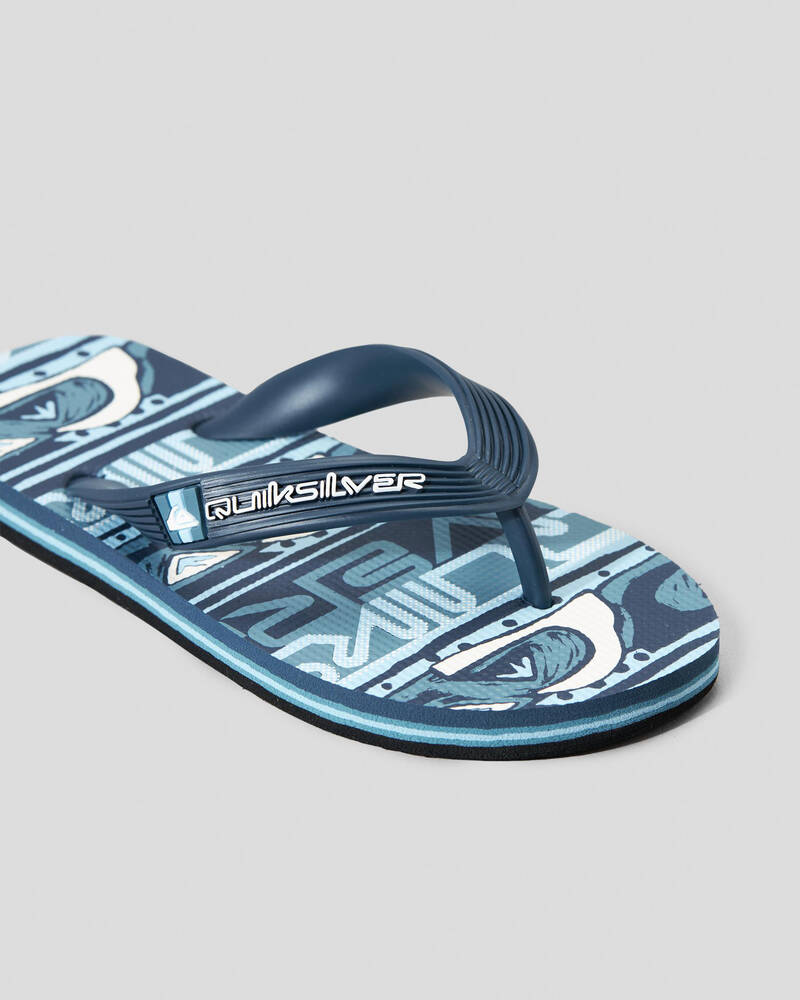 Quiksilver Toddlers' Molokai Art SP KD Thongs for Mens