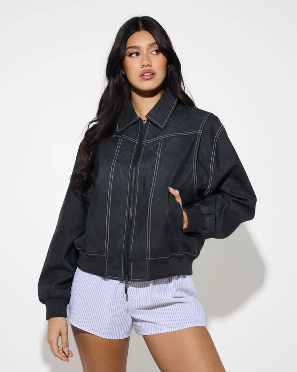 Fairfax Faux Leather Jacket