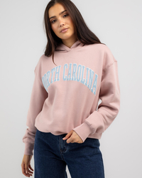 NCAA Puff Print Hoodie for Womens image number null