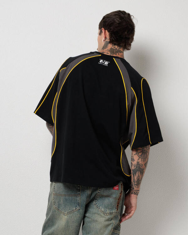 Worship Supplies Laser Oversize Raglan Panel T-Shirt for Mens