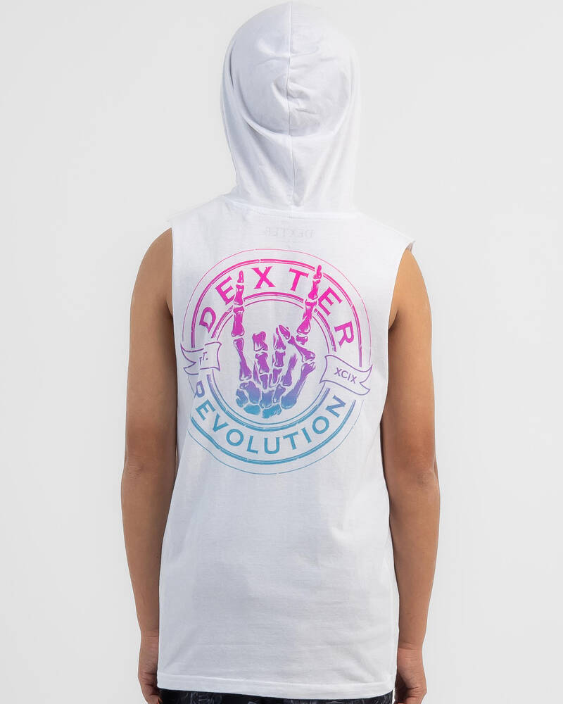 Dexter Boys' Rock'n'Roll Hooded Muscle Tank for Mens