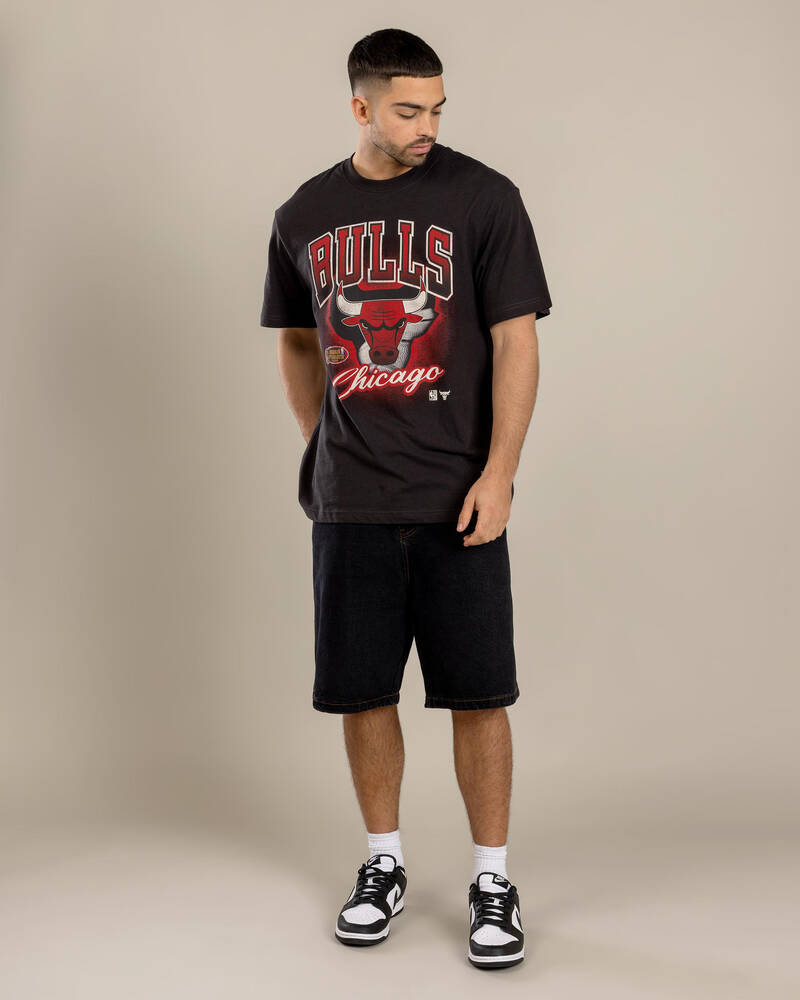 Mitchell & Ness Chicago Bulls Frame T-Shirt for Mens