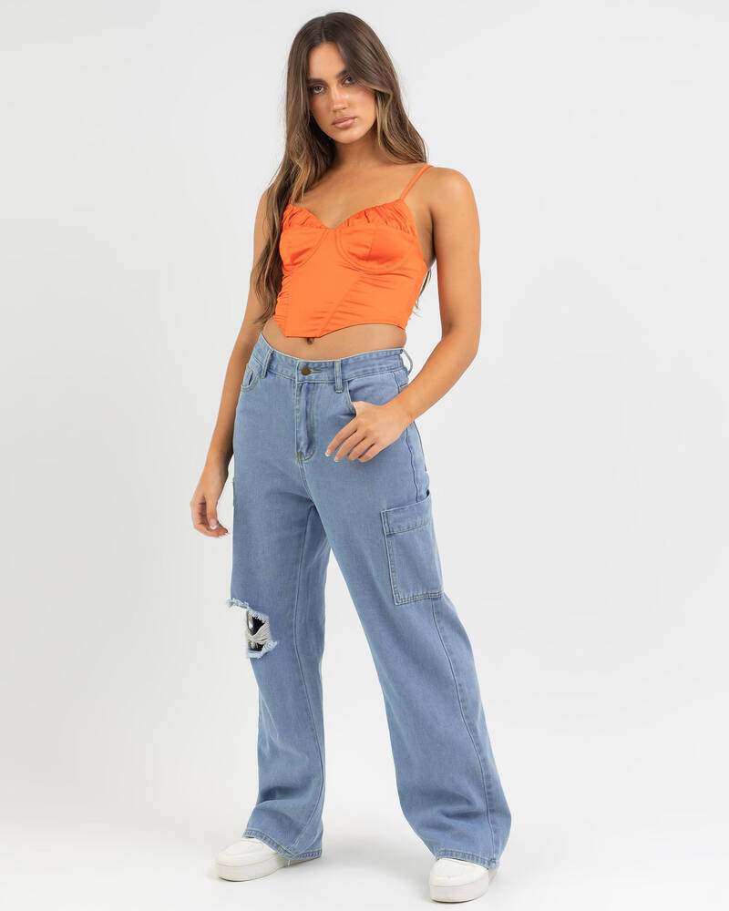 Ava And Ever Wicked Corset Top for Womens