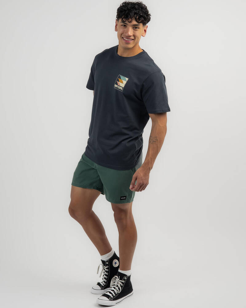 Rip Curl Mens Surf Revival Repeater T-Shirt (Black) main image 1