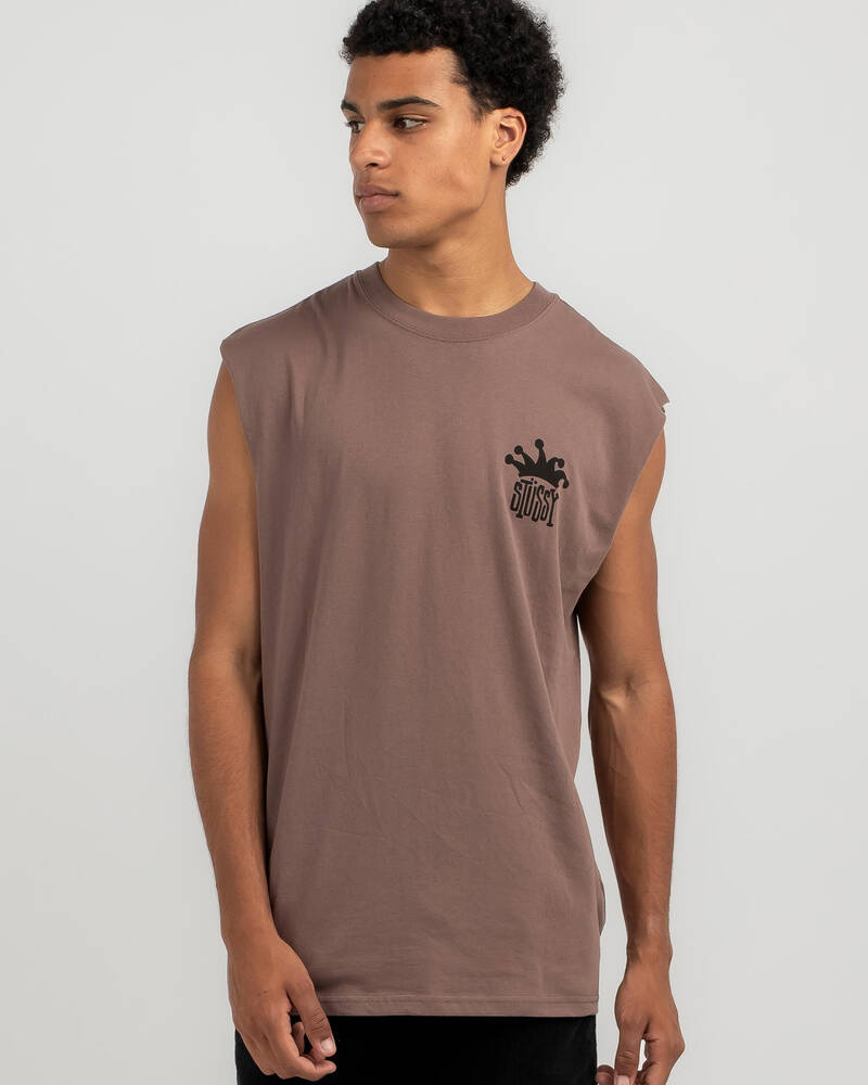Stussy Jester Crown Muscle Tank for Mens
