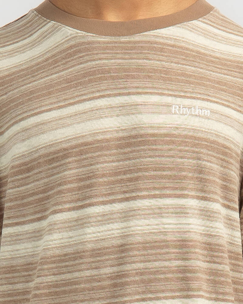Rhythm Everyday Stripe Vintage T-Shirt for Mens