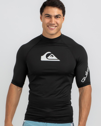 Quiksilver All Time Short Sleeve Rash Vest for Mens image number null