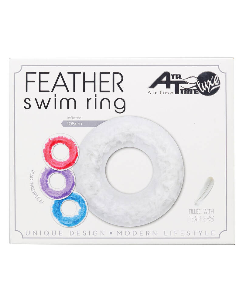Mooloola Inflatable Feather Ring for Womens