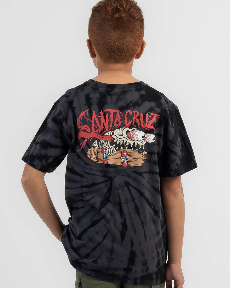 Santa Cruz Boys' Bone Slasher T-Shirt for Mens