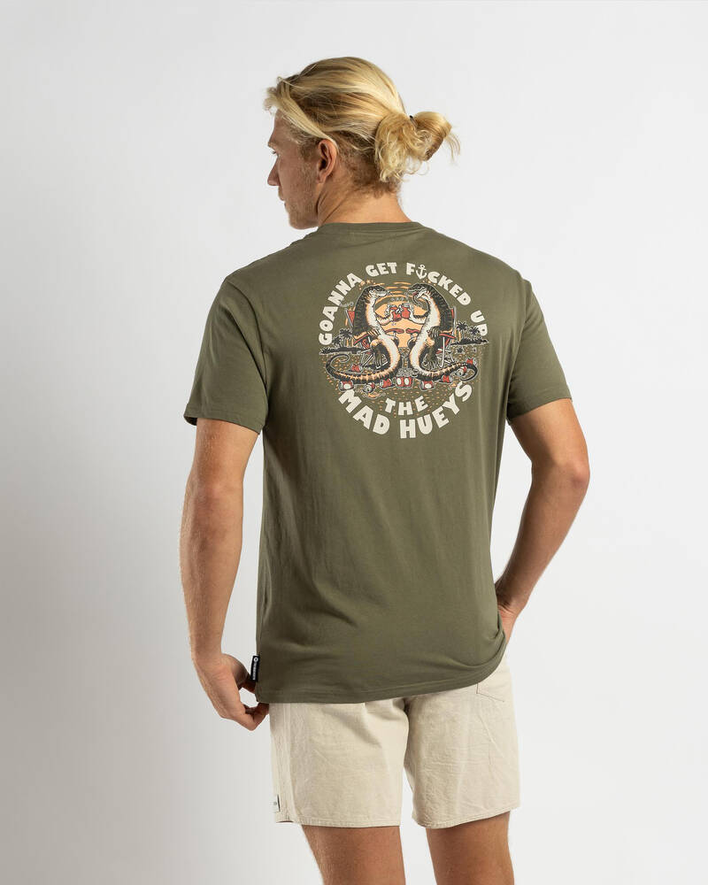 The Mad Hueys Goanna Get Fkd Up T-Shirt for Mens