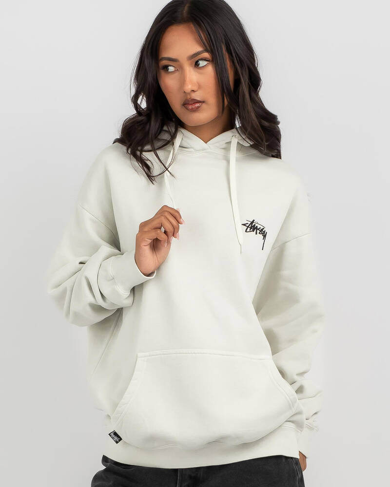 Stussy Fuzzy Dice Fleece Hoodie for Womens