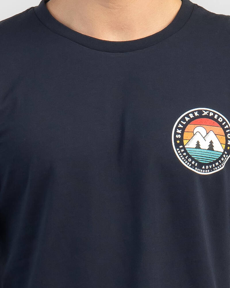 Skylark Mountainous Long Sleeve T-Shirt for Mens