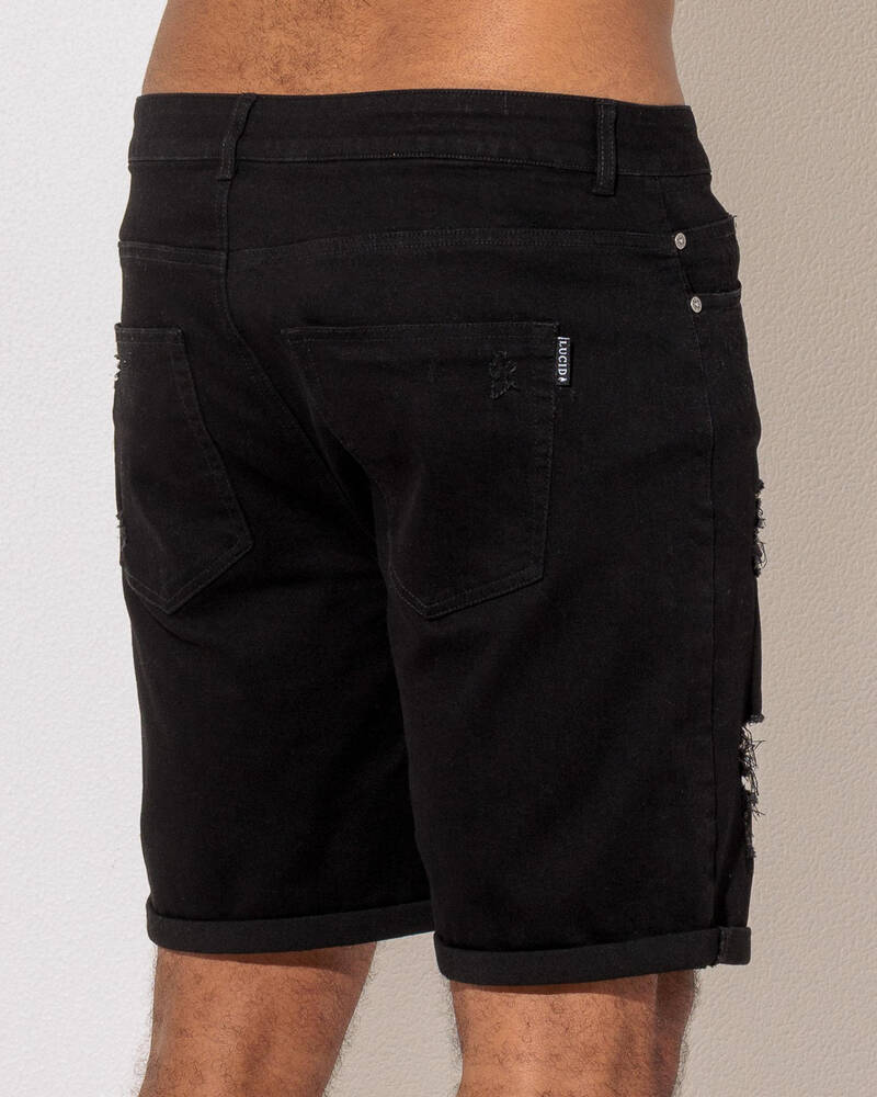 Lucid Capsule Denim Walk Shorts for Mens