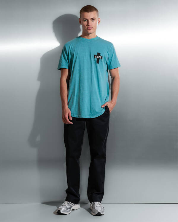 Kiss Chacey Ritualistic Dual Curved T-Shirt for Mens