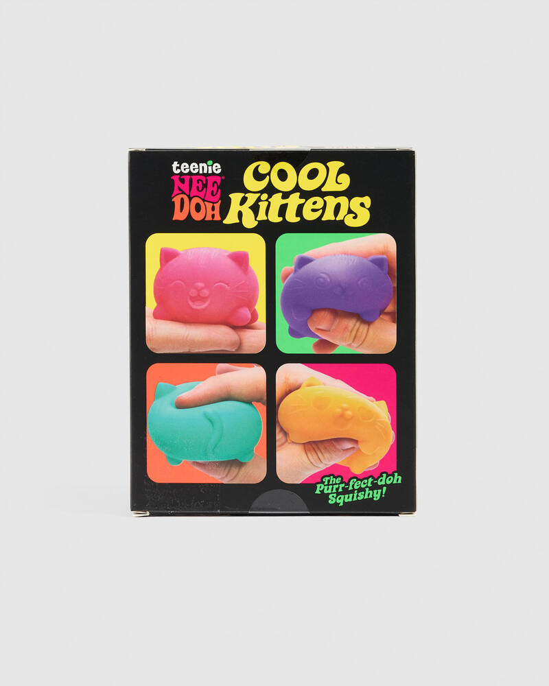Schylling Nee Doh Cool Cats Teenie NeeDoh 4 pack for Unisex