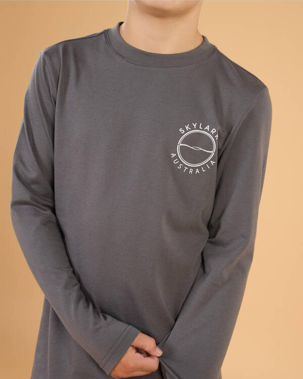 Skylark Boys' Outbound Long Sleeve Surf T-Shirt for Mens