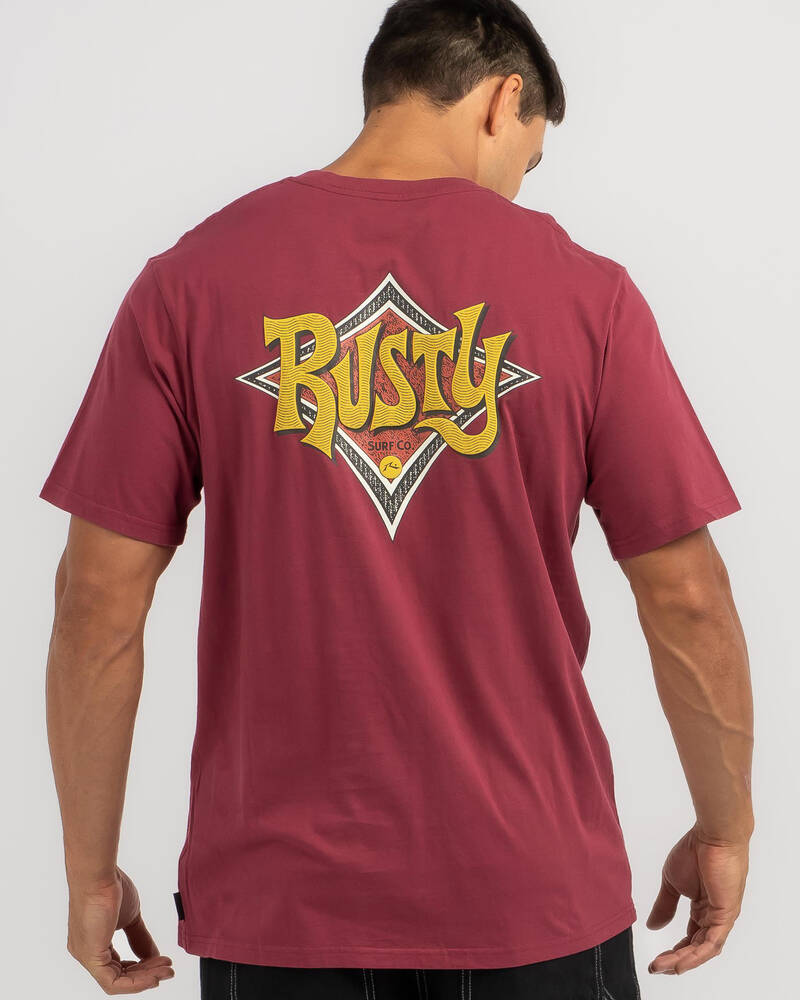 Rusty Twisted Diamond T-Shirt for Mens