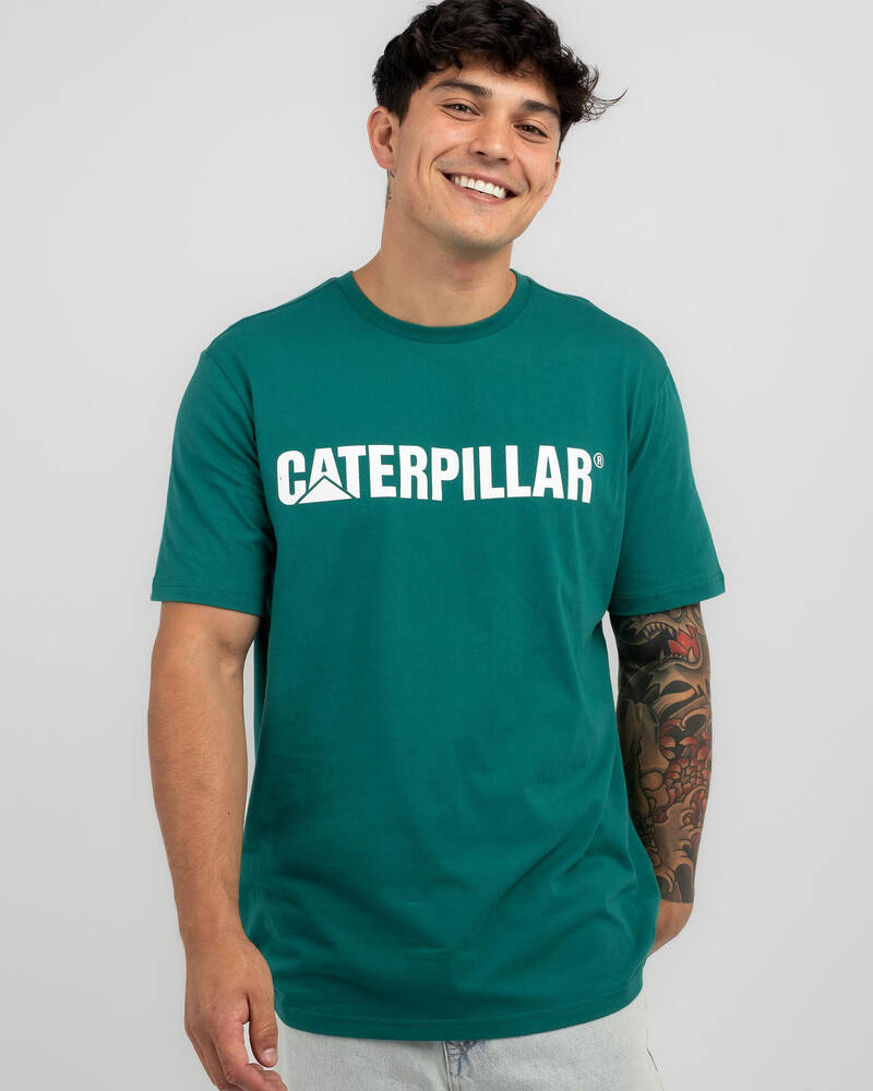 Cat Caterpillar Logo T-Shirt for Mens