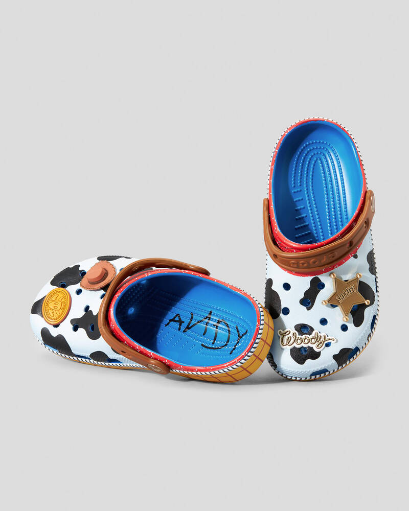 Crocs Toddlers' Toy Story Woody Classic Clog Sandals for Unisex
