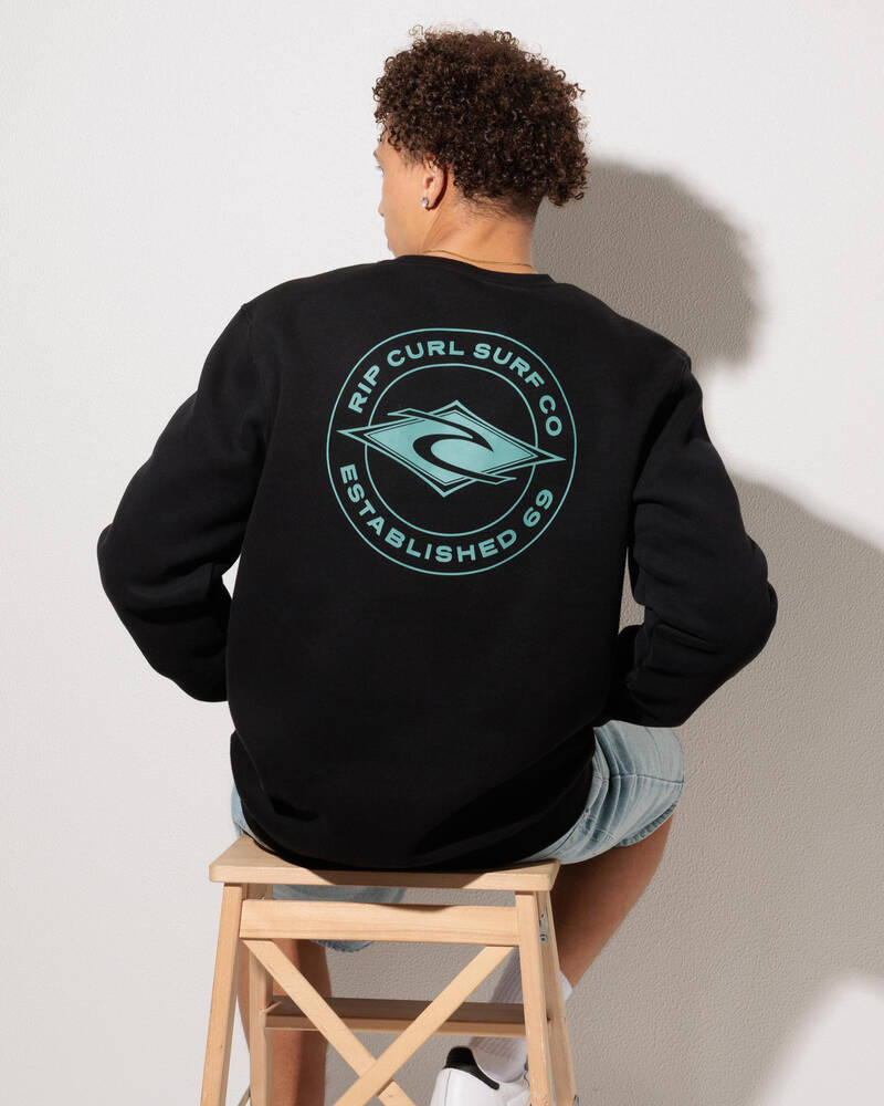 Rip Curl Stapler Crew Sweatshirt for Mens