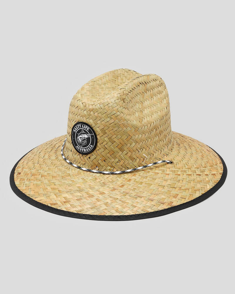 Salty Life Tanked Straw Hat for Mens