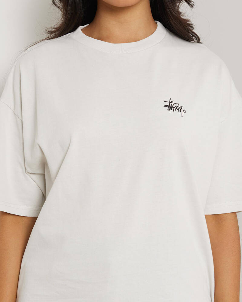 Stussy Graffiti Pigment Relaxed T-Shirt for Womens