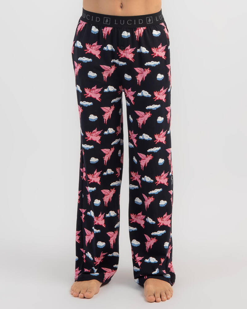 Lucid Boys' Flying Pigs Pyjamas for Mens