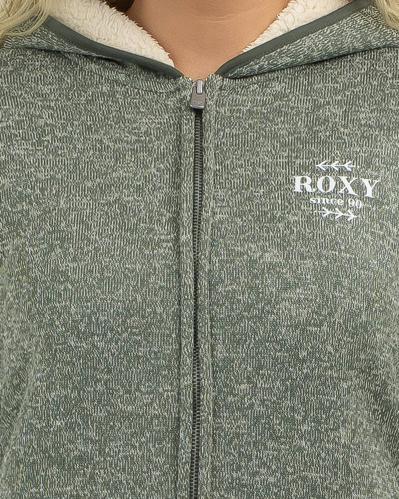 Roxy Petal Fever Zip Through Hoodie for Womens