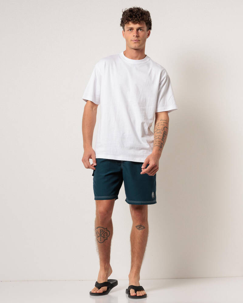 Salty Life Diameter Elastic Waist Shorts for Mens