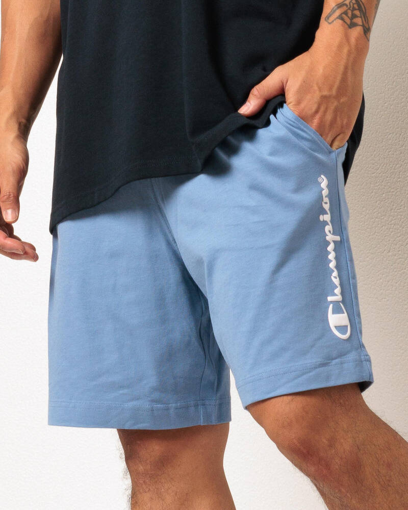 Champion Puff Script Jersey Shorts for Mens