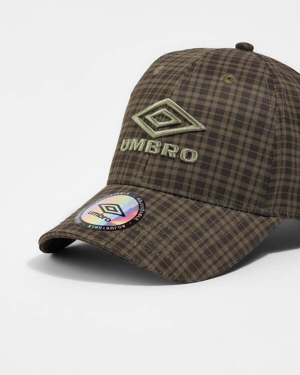 Umbro Check Print Cap for Mens