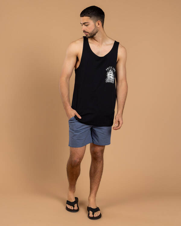 Salty Life Glint Elastic Waist Shorts for Mens