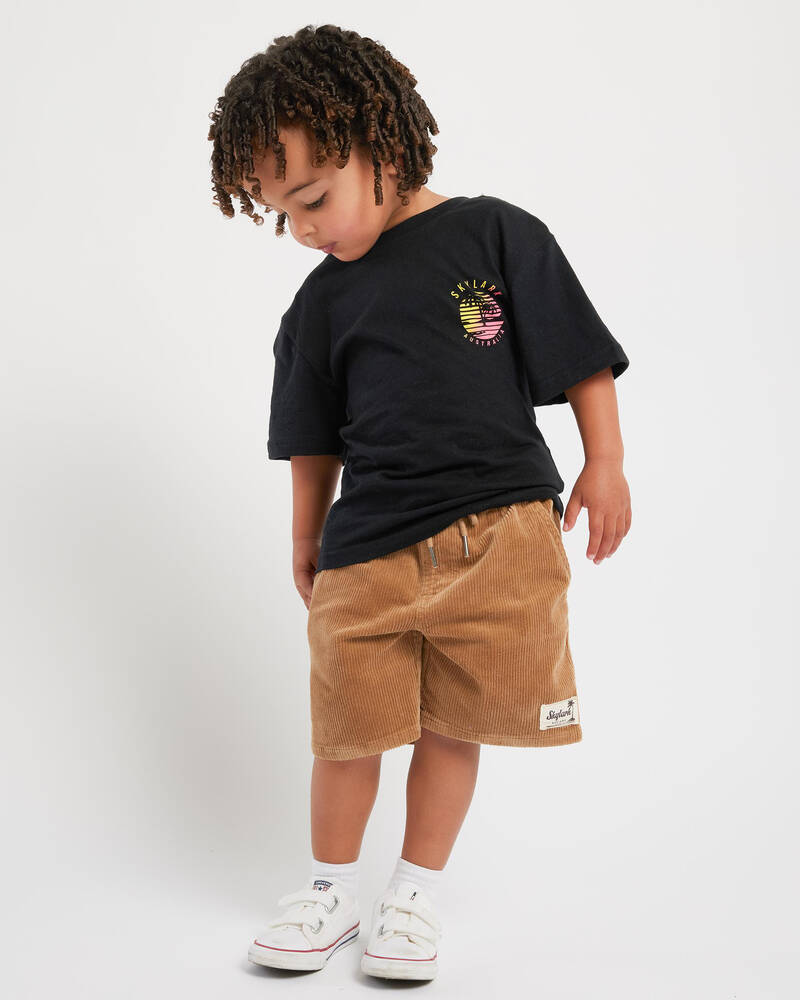 Skylark Toddlers' Cord Elastic Waist Shorts for Mens