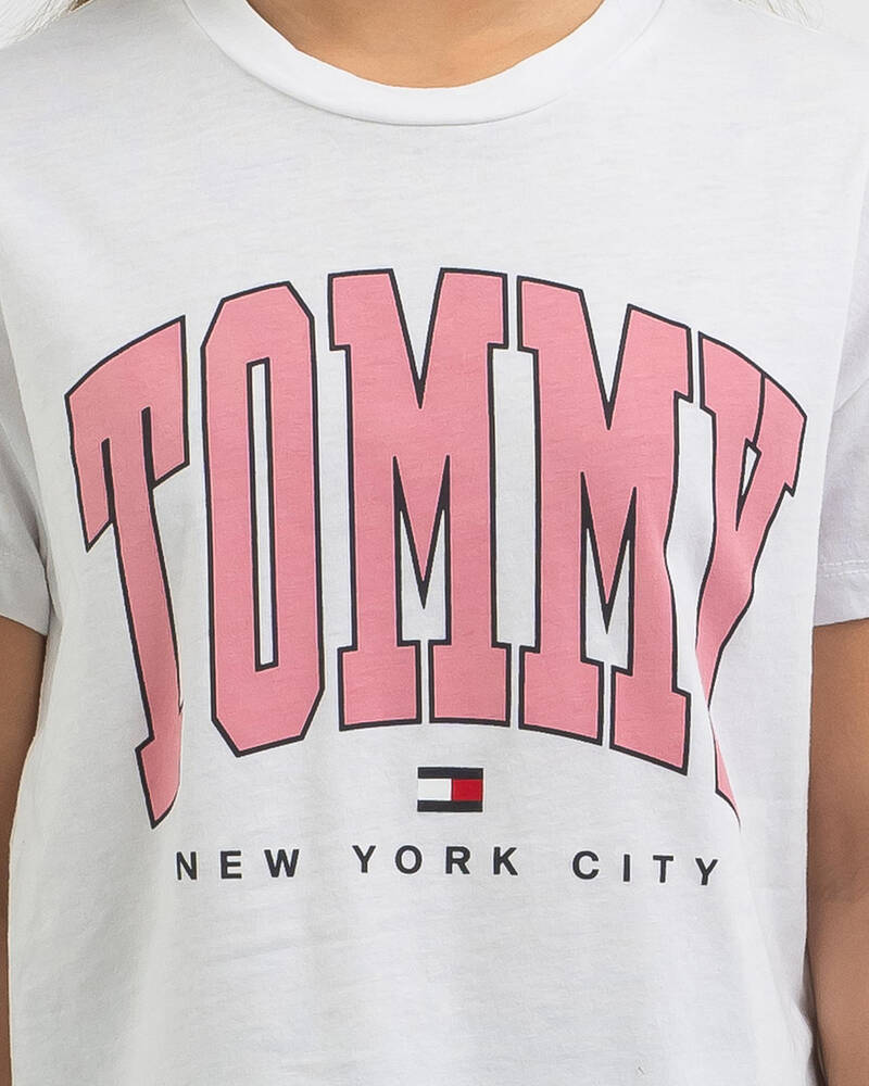 Tommy Hilfiger Girls' Bold Varsity T-Shirt for Womens