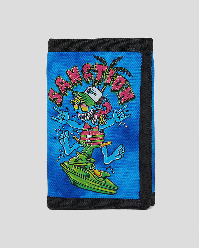 Sanction Sprayed Tri-Fold Wallet for Mens