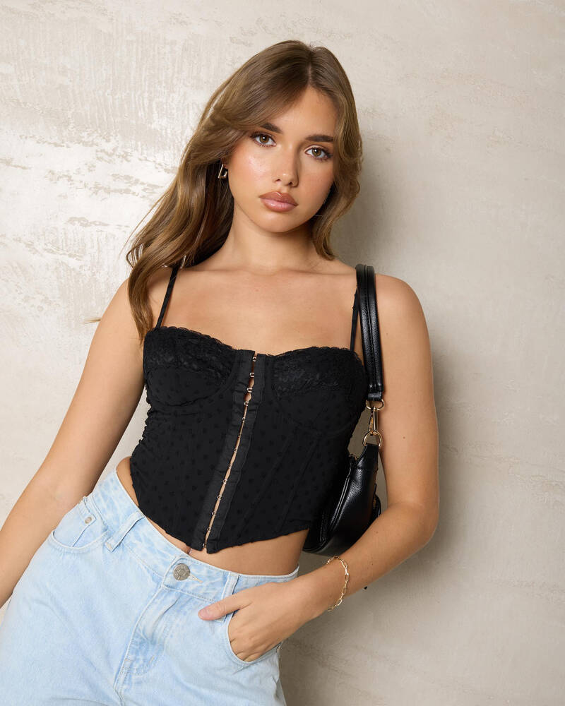Ava And Ever Lost Love Corset Top for Womens