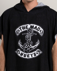 The Mad Hueys Skull Anchor Hooded Beach Towel for Mens image number null