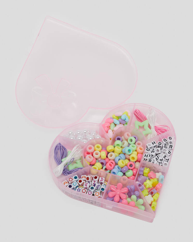 Mooloola Flossy Fun Heart Shaped Bead Kit for Womens