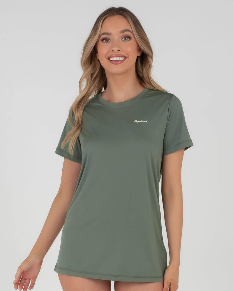 Rip Curl Tropic Sol Short Sleeve Rash Vest for Womens