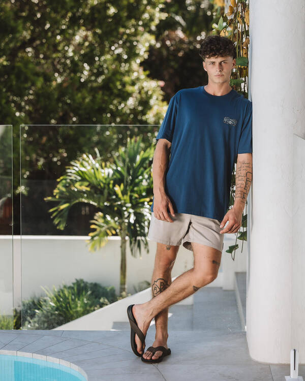 Salty Life Vision Elastic Waist Shorts for Mens