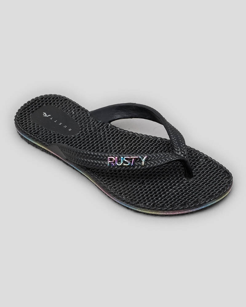 Rusty Girls' Flippin' Thongs for Womens image number null