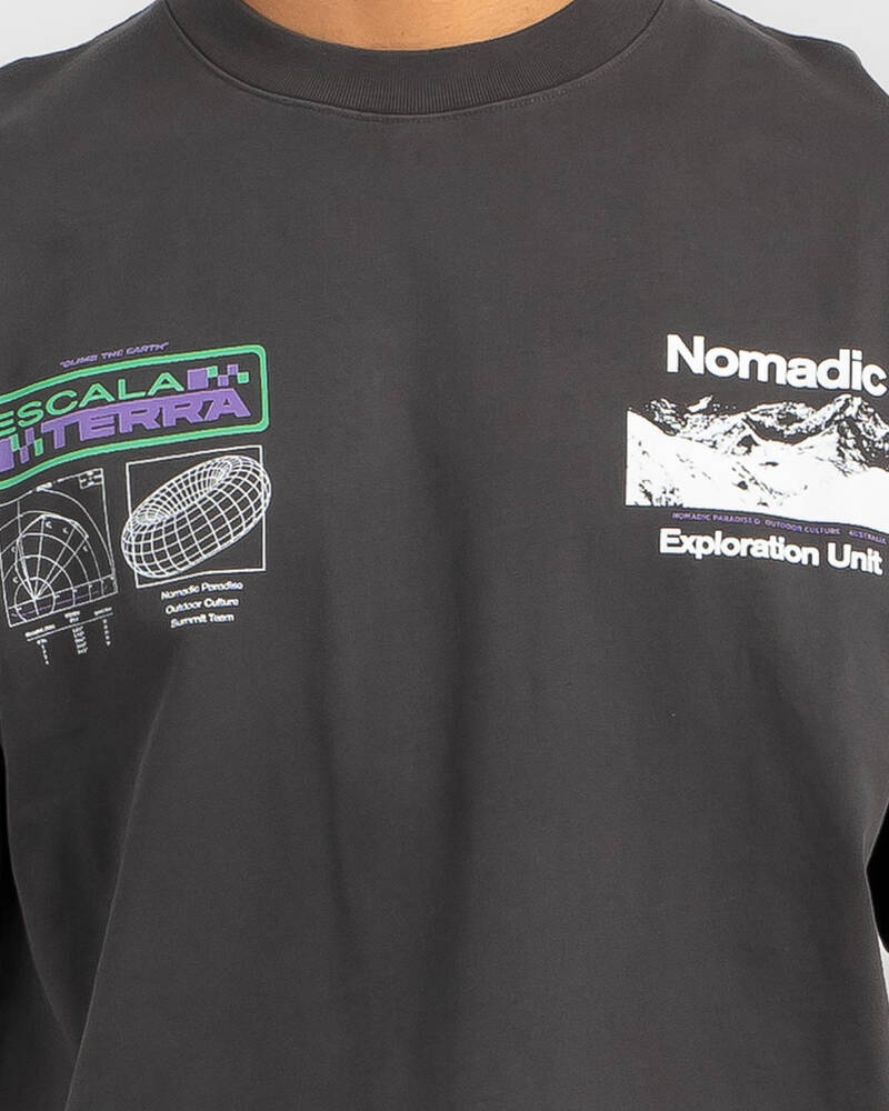 Nomadic Paradise Exploration Street T-Shirt for Mens